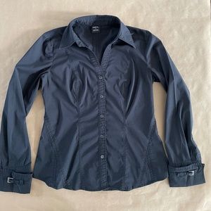 Black Tribal Shirt with French Cuff